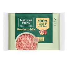 Natures Menu Ready to Mix Lamb & Chicken 400g 100% Block