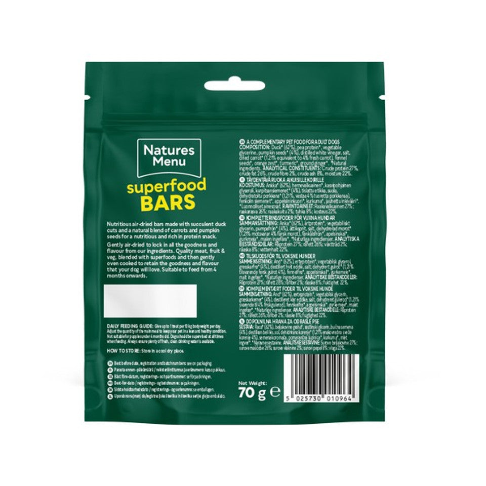 Superfood Bars Duck 70g