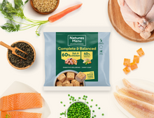 Natures Menu 60/40 Complete and Balanced Fish & Chicken 1kg Nuggets