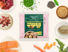 Natures Menu 60/40 Complete and Balanced Tripe, Chicken, Heart, Liver & Salmon 1kg Nuggets