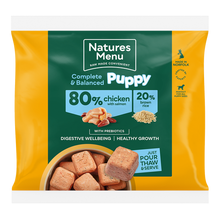 Natures Menu Puppy 80/20 Complete and Balanced Chicken & Salmon 1kg Nuggets