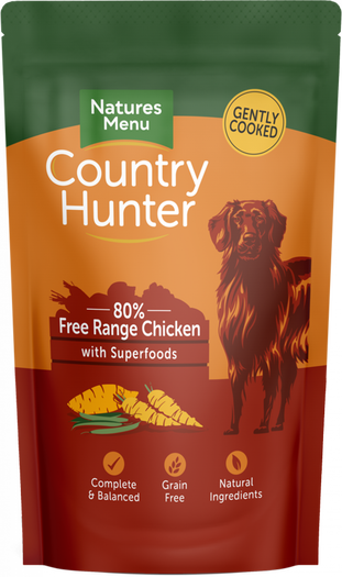 Natures Menu Country Hunter Pouch Chicken 150g