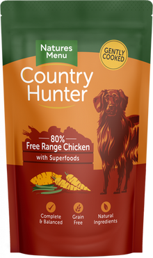 Natures Menu Country Hunter Pouch Chicken 150g