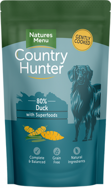 Natures Menu Country Hunter Pouch Duck 150g