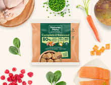 Natures Menu 80/20 Complete and Balanced Salmon & Chicken 1kg Nuggets