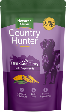 Natures Menu Country Hunter Pouch Turkey 150g