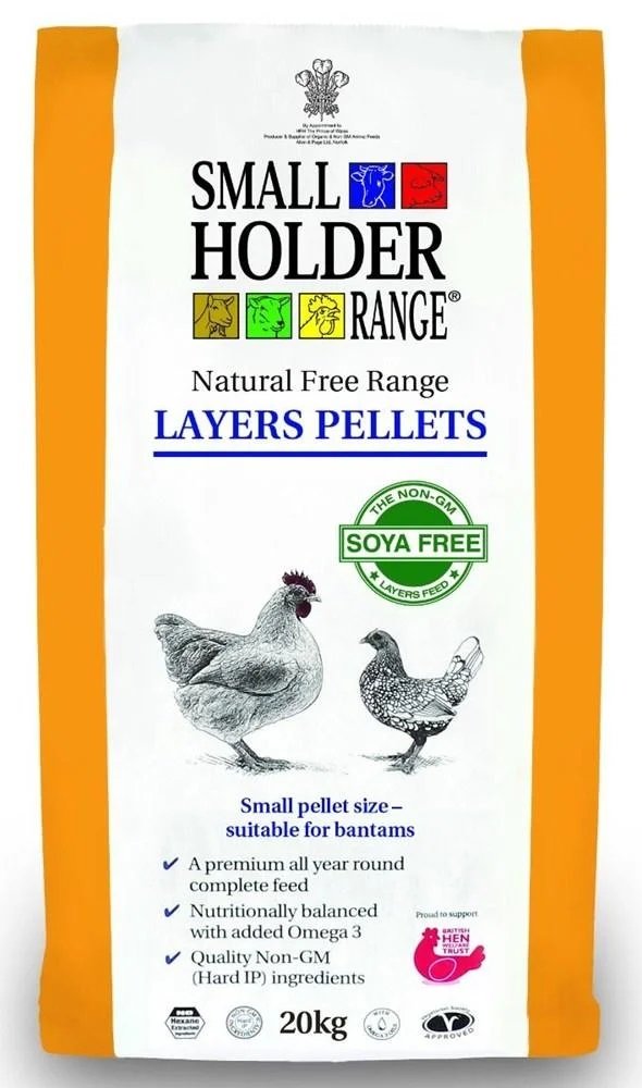 Allen & Page Small Holder Range Natural Free Range Layers Pellets 20kg