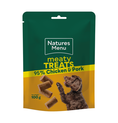 Meaty Treats 95% Chicken & Pork 100g