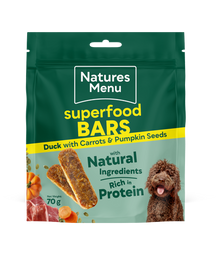 Natures Menu SUPERFOOD BARS DUCK WITH PUMPKIN & CARROT 70G