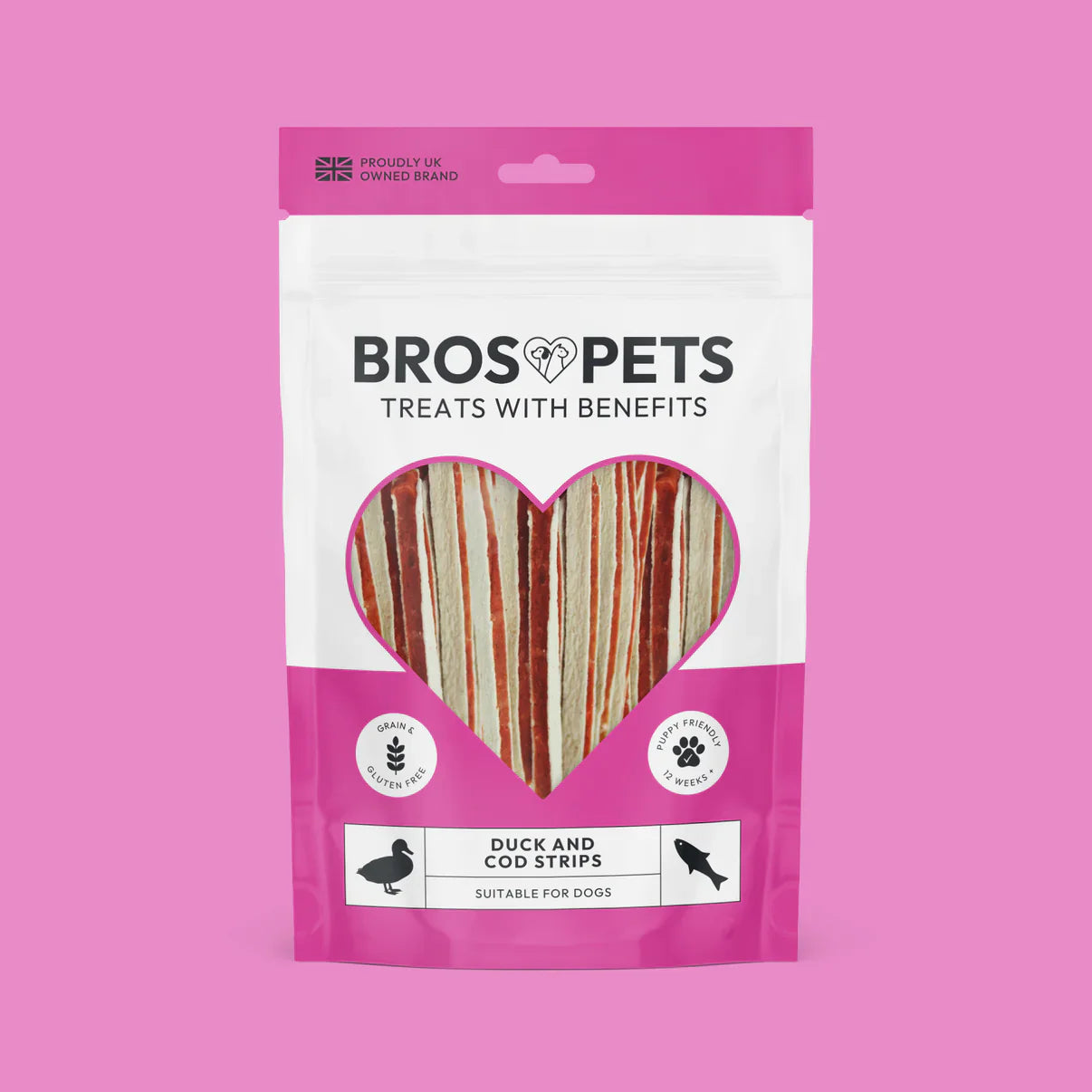 Duck and Cod Strips 100g