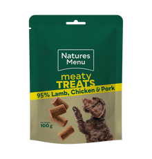 Meaty Treats 95% Lamb, Chicken & Pork 100g