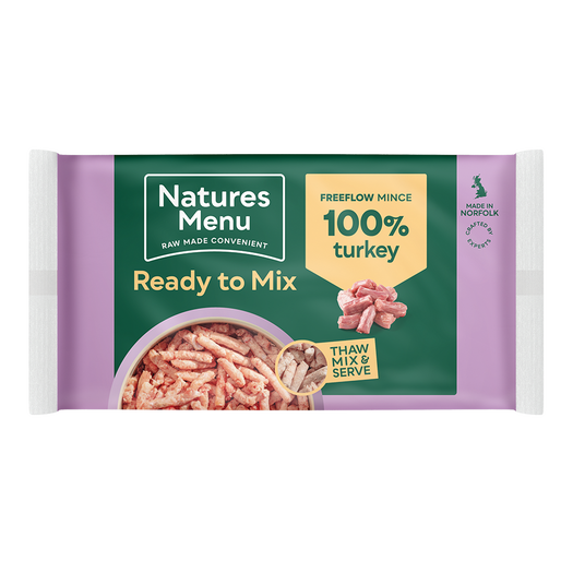 Natures Menu Ready to Mix Turkey 2kg 100% Free Flow