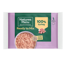 Natures Menu Ready to Mix Turkey 400g 100% Block