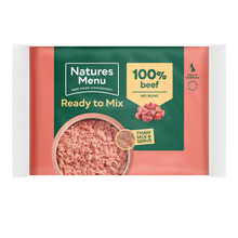 Natures Menu Ready to Mix Beef 400g 100% Block