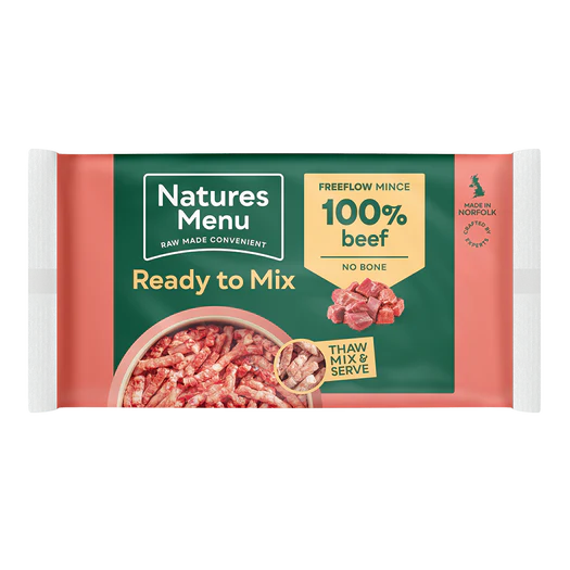 Natures Menu Ready to Mix Beef 2kg 100% Free Flow