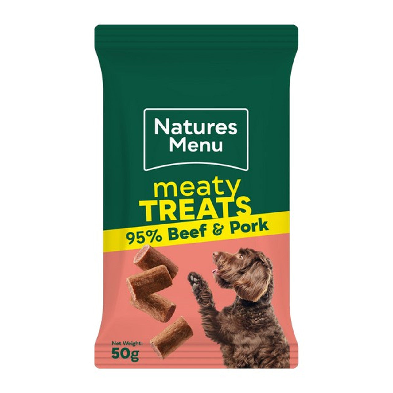 Meaty Treats 95% Beef & Pork 50g