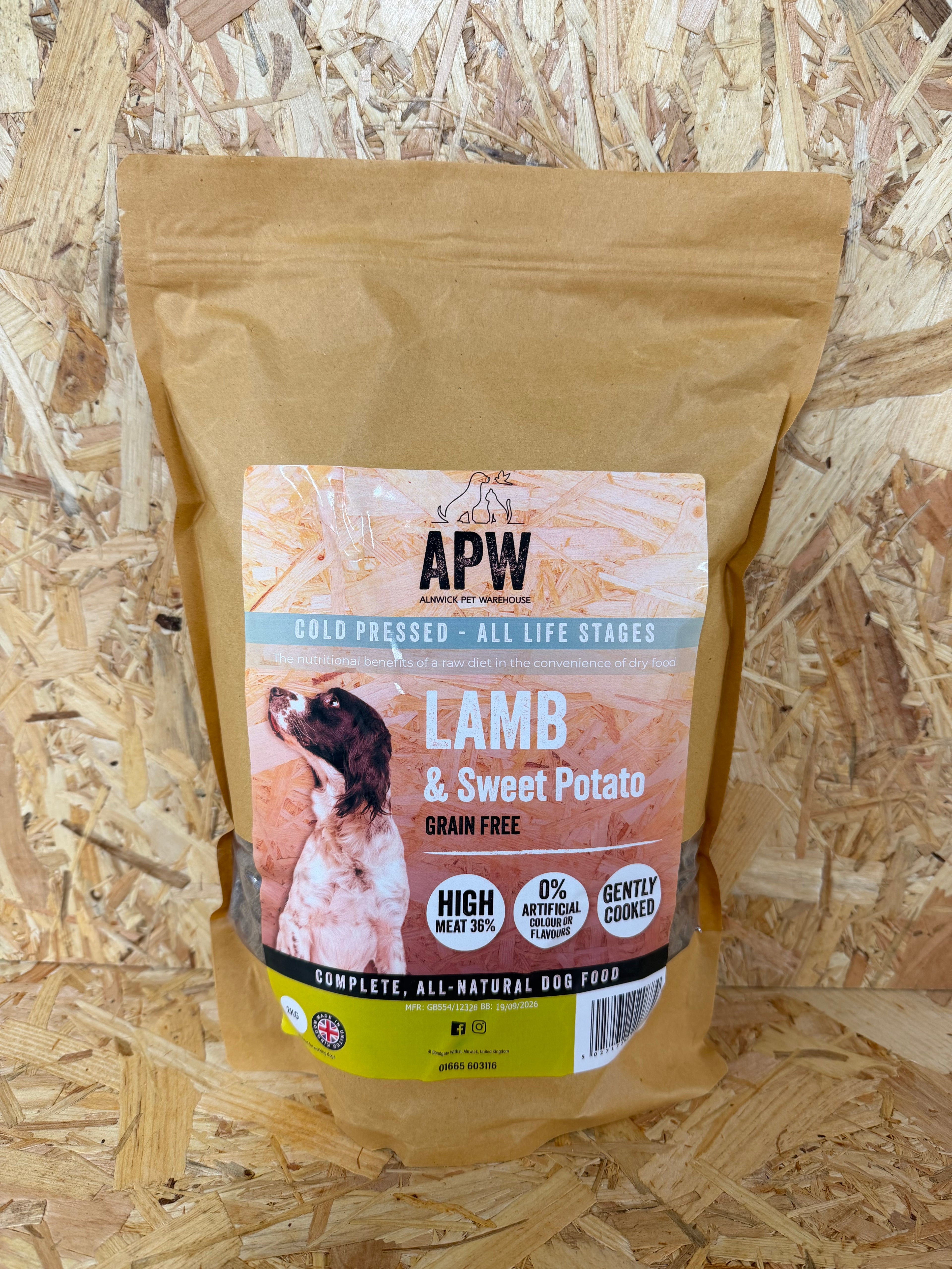 APW Grain Free Cold Pressed Lamb & Sweet Potato