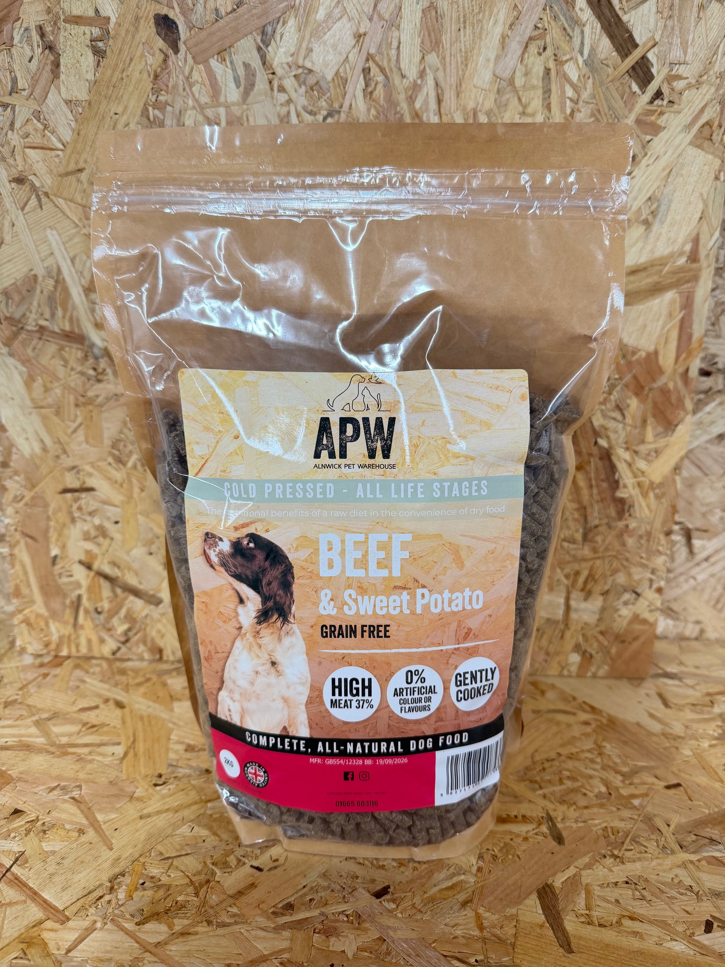 APW Grain Free Cold Pressed Beef & Sweet Potato