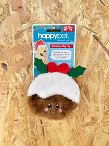 Happy Pet Christmas Pudding Unstuffed Crinkle