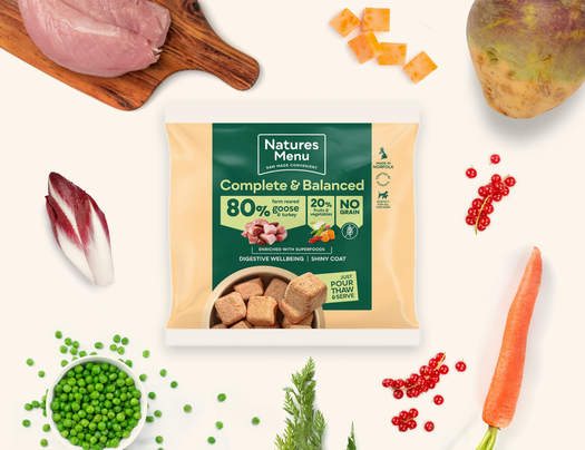 Natures Menu 80/20 Complete and Balanced Turkey & Goose 1kg Nuggets