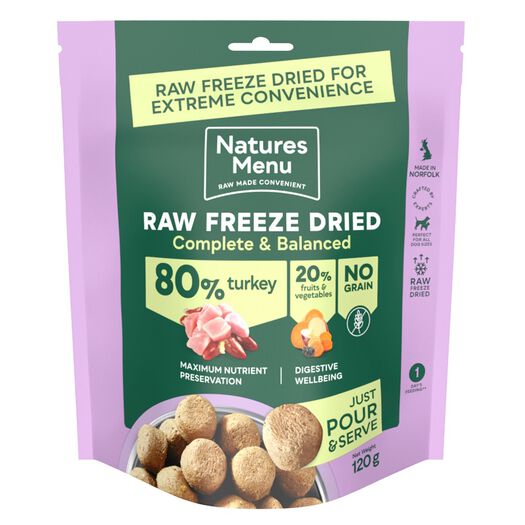 Raw Freeze Dried Complete Turkey 120g