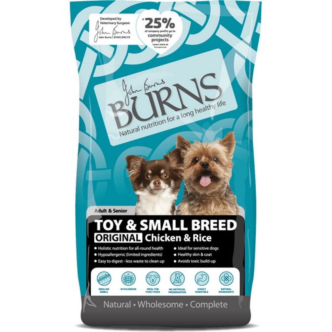 Burns Toy & Small Breed Original - Chicken & Rice
