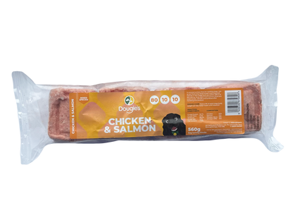 Dougie's Chicken & Salmon 80/10/10 560g