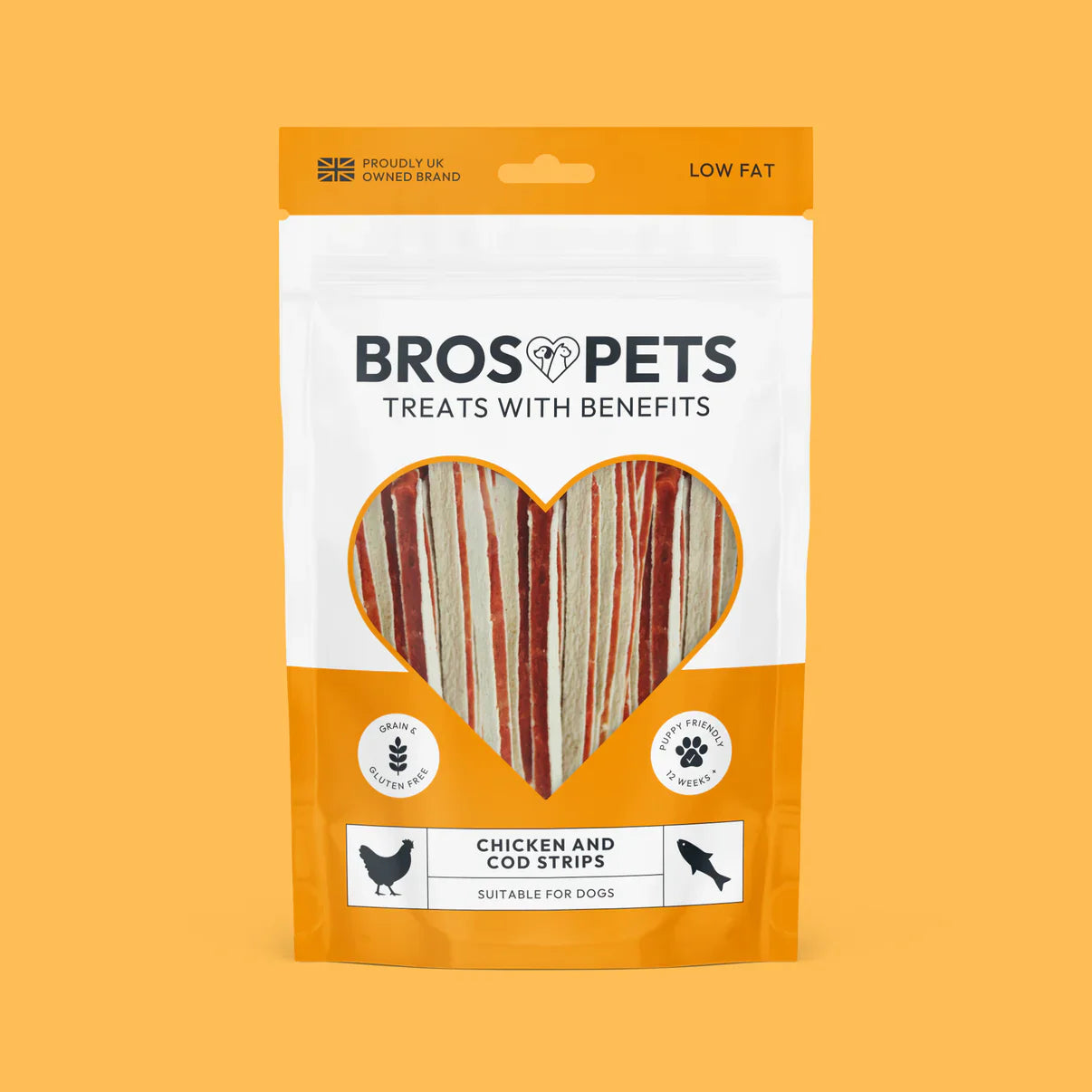 Chicken and Cod Strips 100g