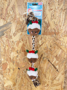 Happy Pet String of Christmas Puds Rope