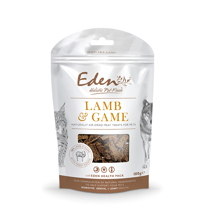 Eden Holistic Pet Food Treats 100g Lamb & Game