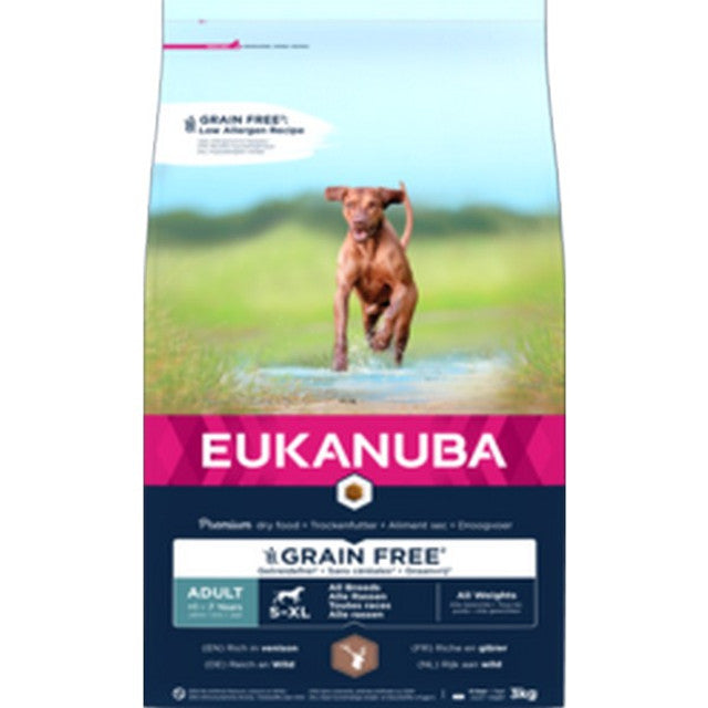 Eukanuba Grain Free Adult S-XL - Rich in Venison