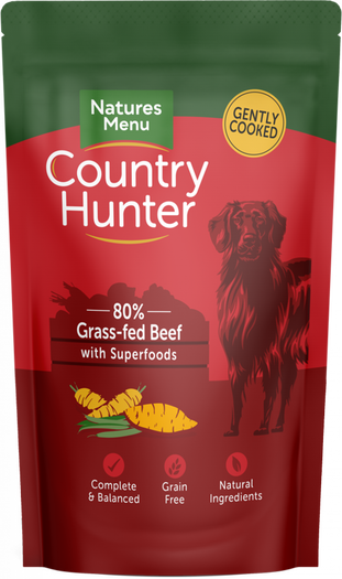 Natures Menu Country Hunter Pouch Beef 150g
