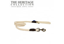 Heritage Rope Lead Cotton