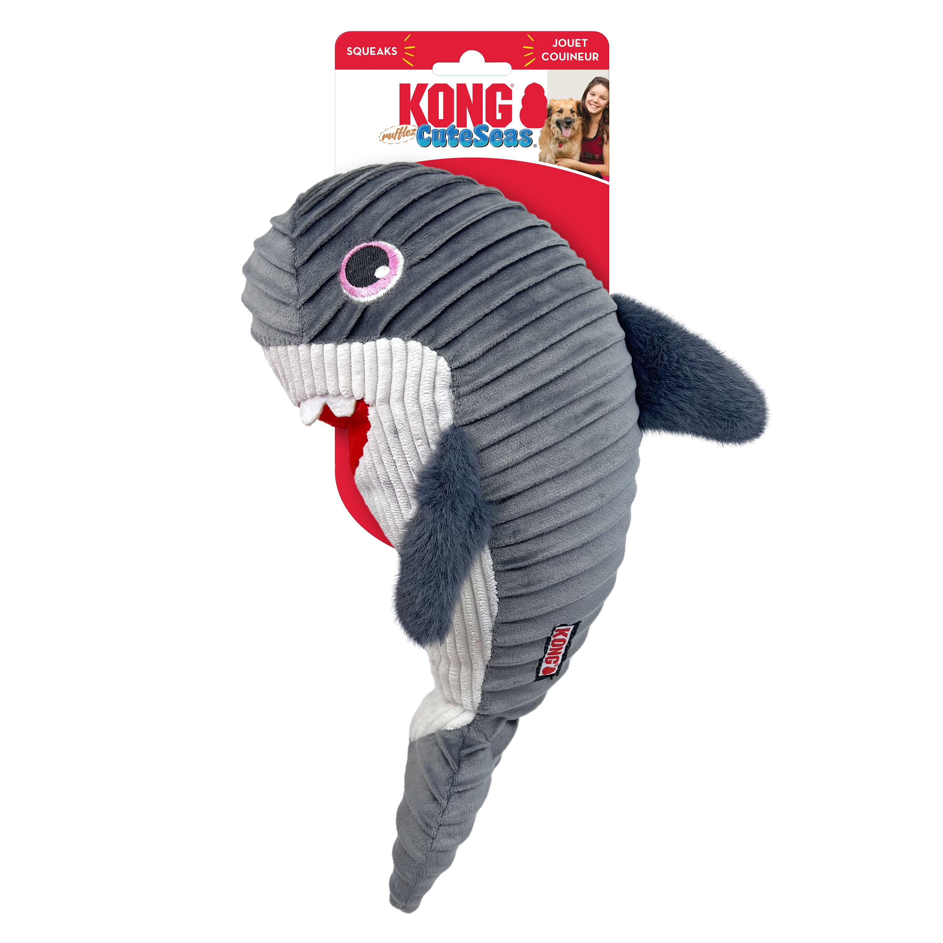 KONG Cuteseas M/L Ruffles Shark
