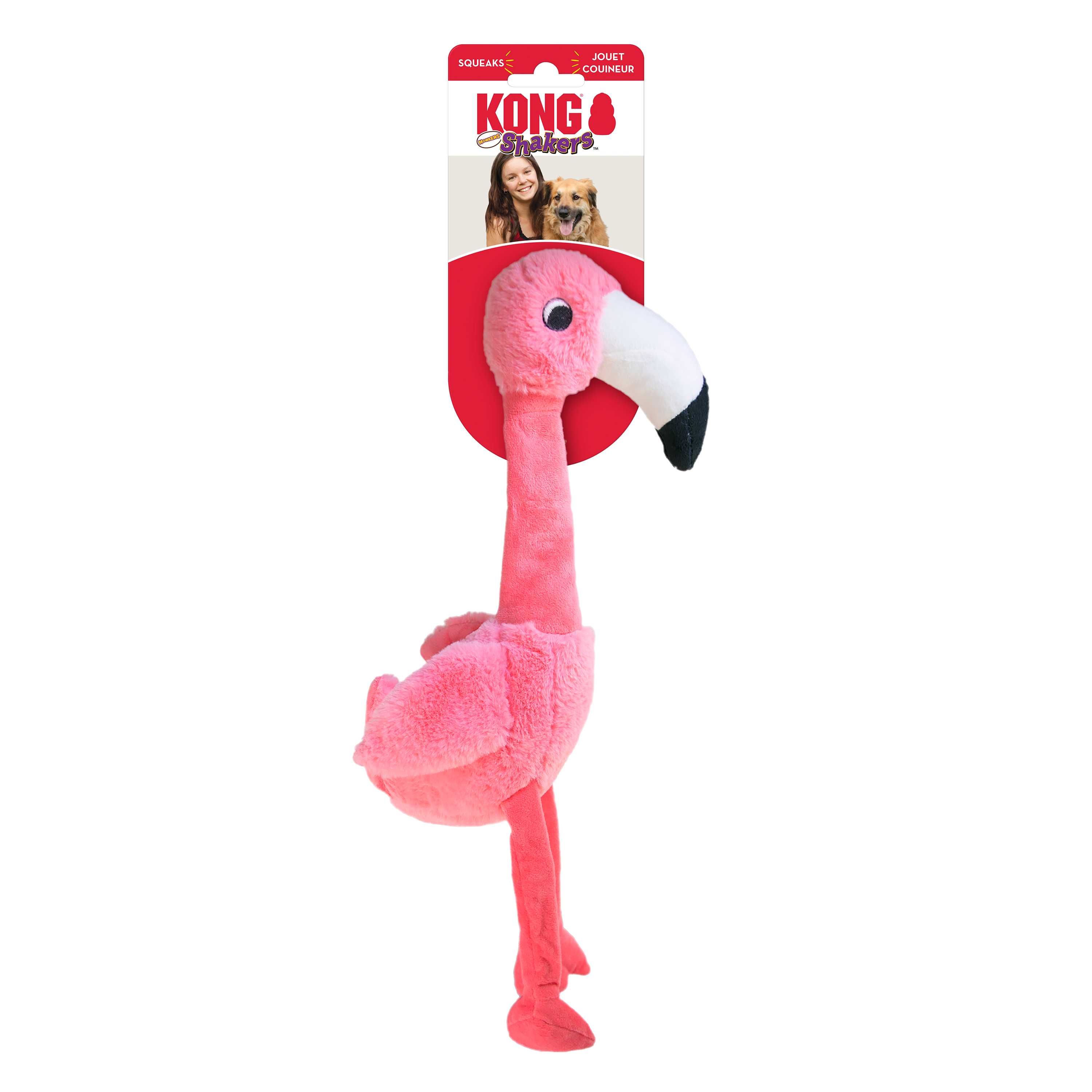 KONG Honkerz Shaker Flamingo
