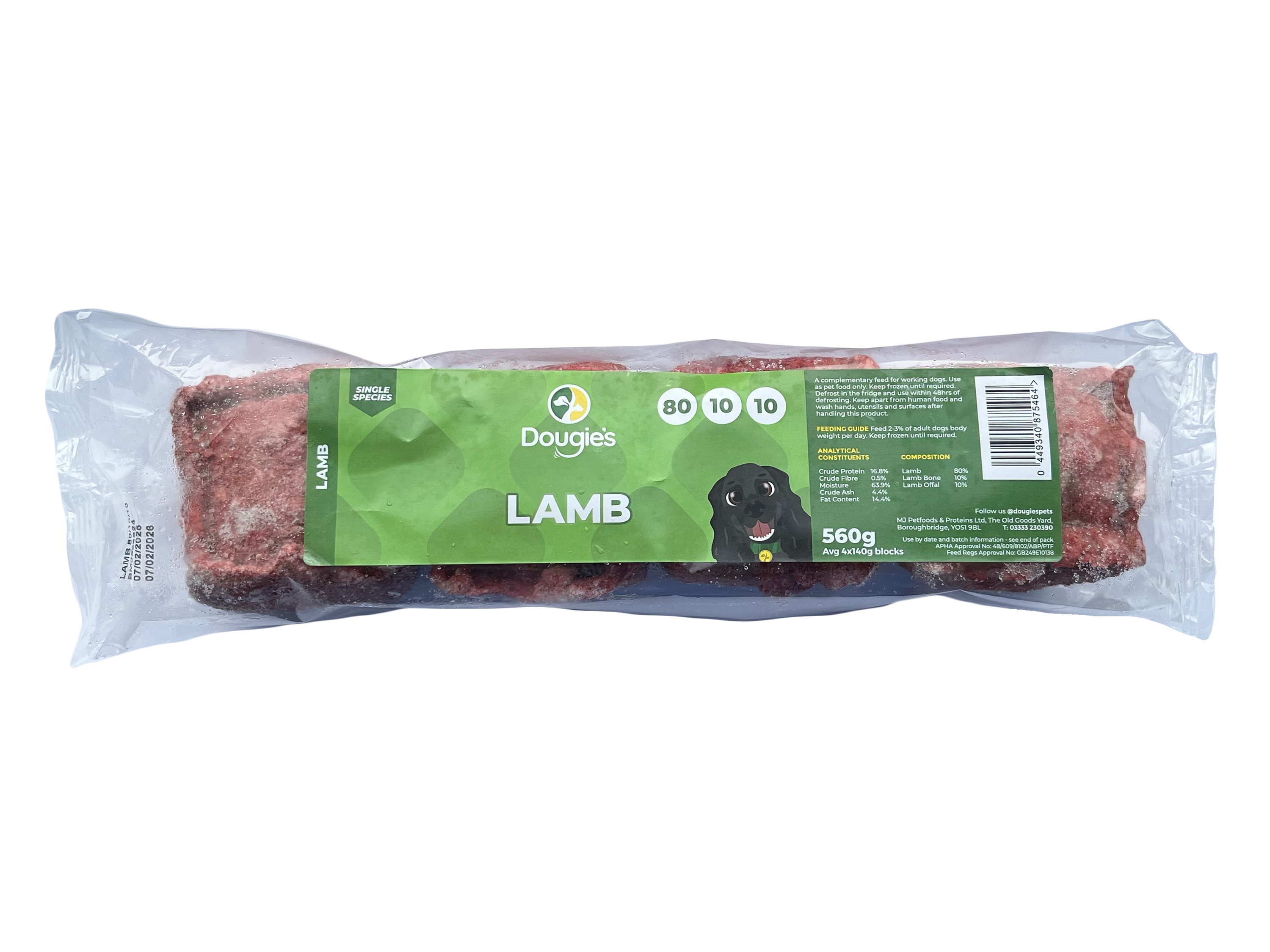 Dougie's Lamb 80/10/10 560g