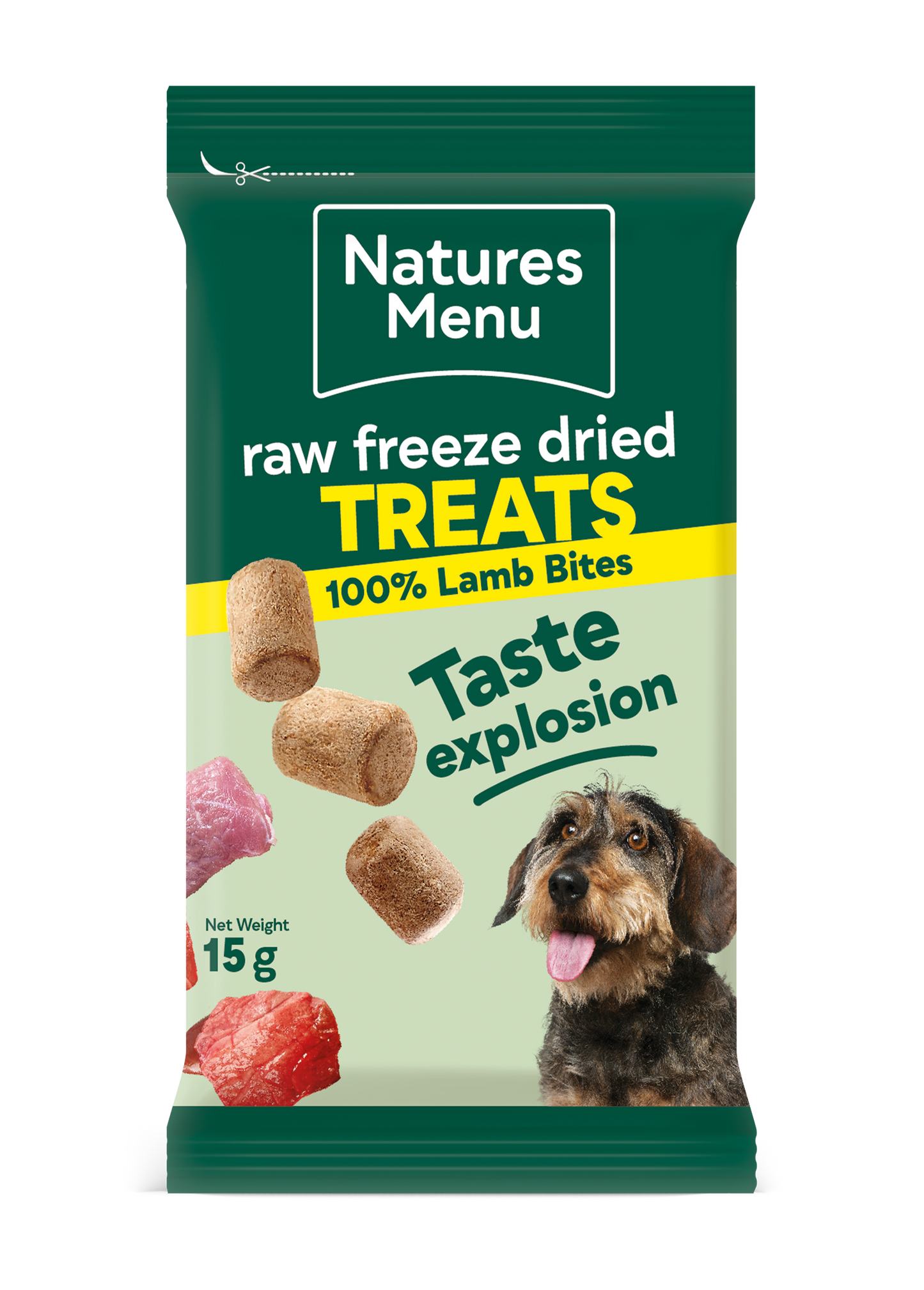 Raw Freeze Dried Treats 100% Lamb 15g