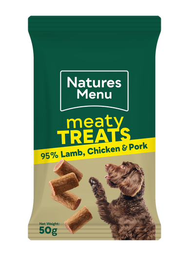 Meaty Treats 95% Lamb, Chicken & Pork 50g