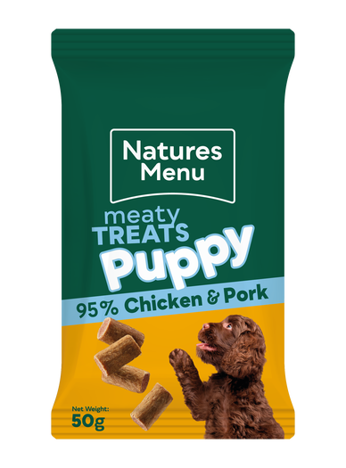 Meaty Treats Puppy 95% Chicken & Pork 50g