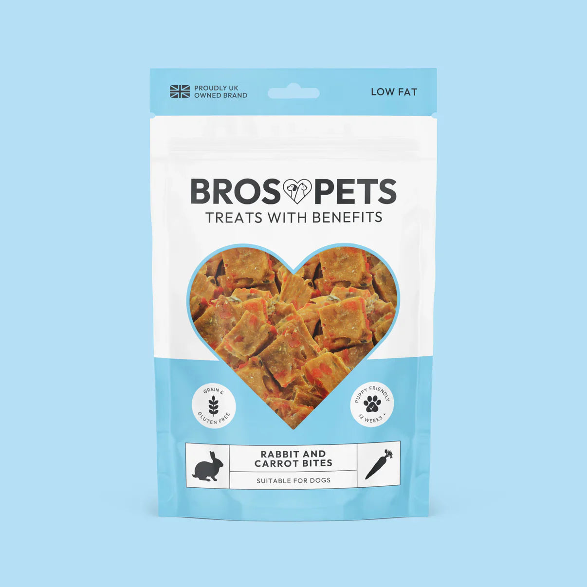 Rabbit and Carrot Bites 100g