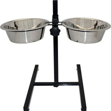 Stainless Steel Adjustable Double Diner for Dogs