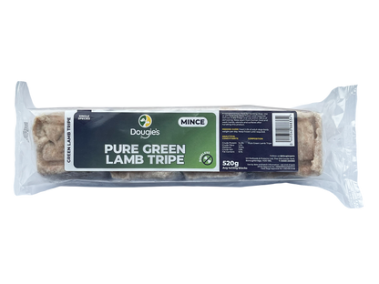Dougie's Pure Green Lamb Tripe 560g