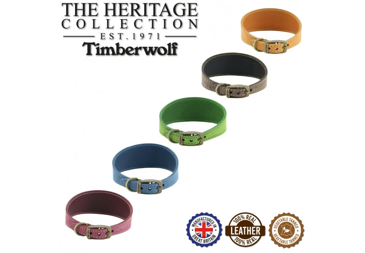 Timberwolf Whippet Leather Collar