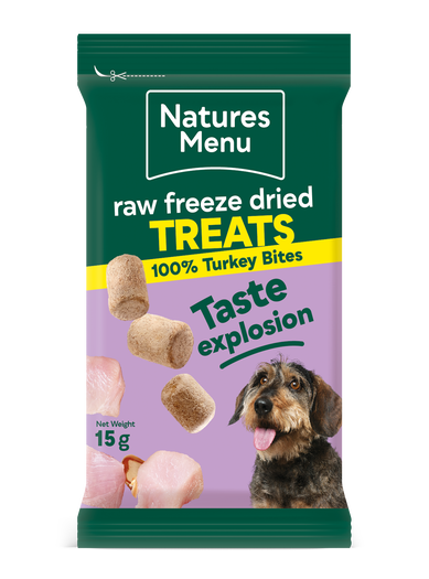 Raw Freeze Dried Treats 100% Turkey 15g