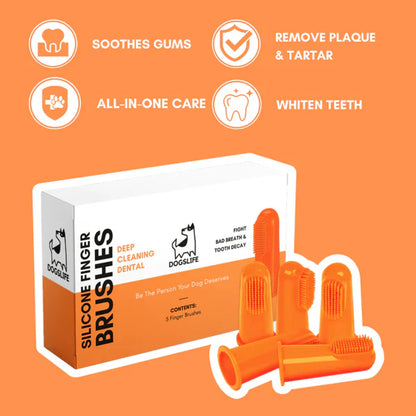 Silicone Finger Dog Toothbrushes