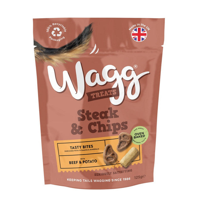 Wagg Steak and Chips Treats